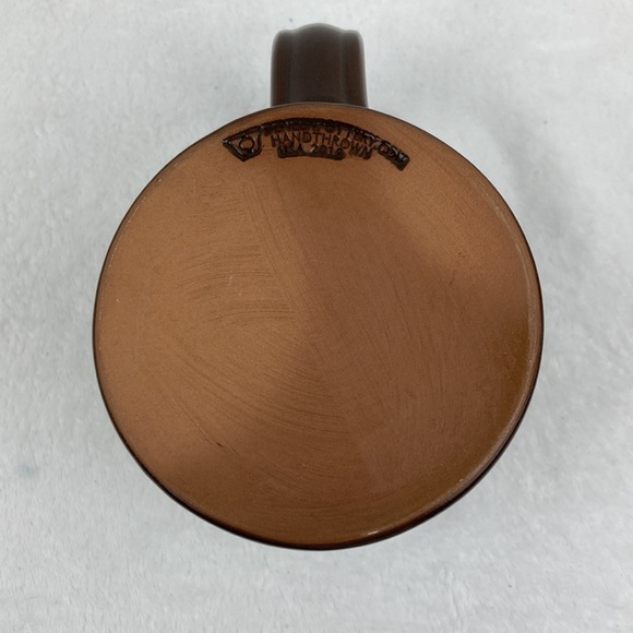 Deneen Pottery Co. Stoneware Santa Mug College Station Texas 5” - Picture 8 of 12